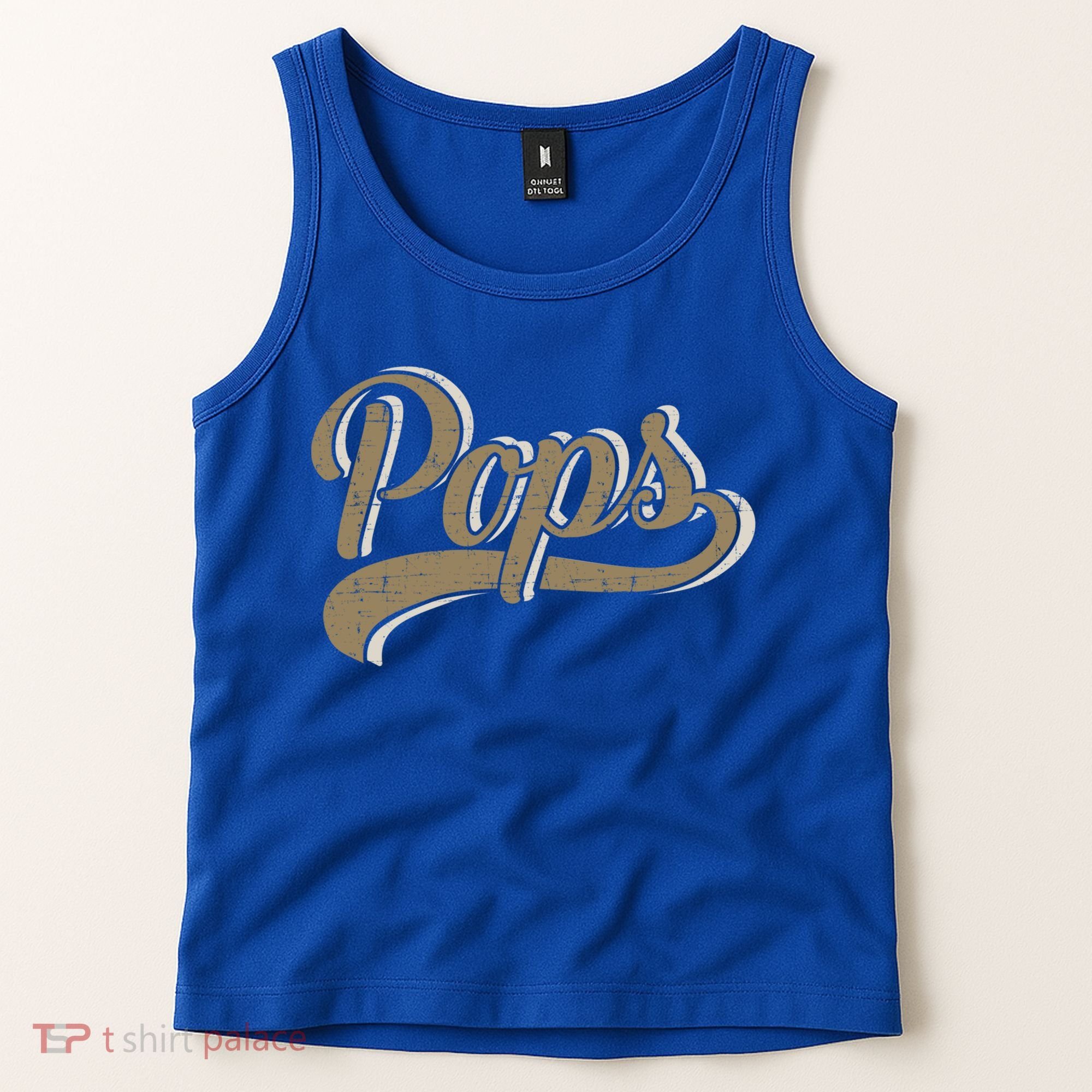 Pops For Dad And Fathers Day From Daughter Or Son Great Gift Tank Top