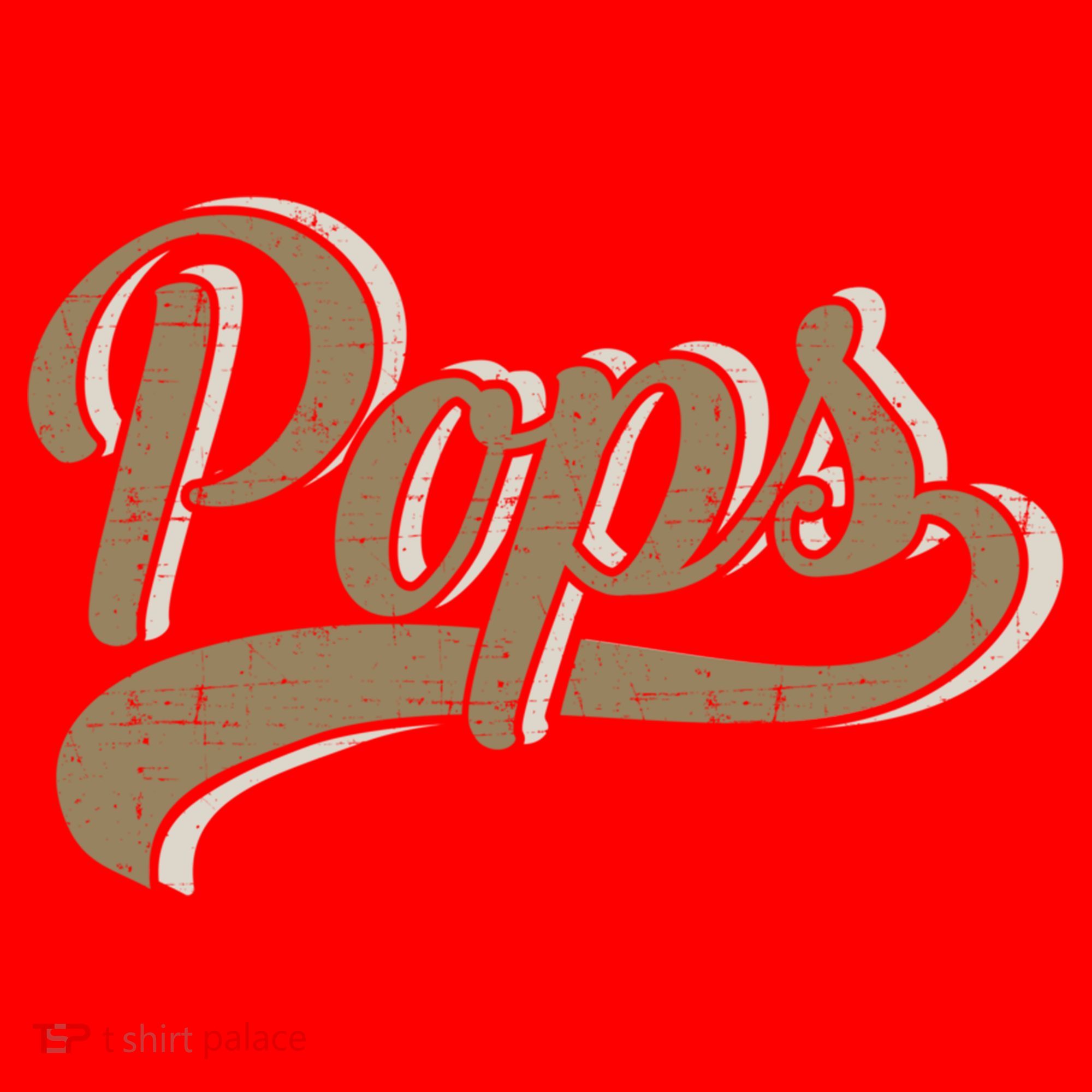 Pops For Dad And Fathers Day From Daughter Or Son Great Gift Santa Hat