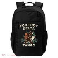 Protest Foxtrot Delta Tango Bear Resist Anti Women Backpack thumb 0