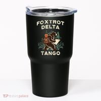 Protest Foxtrot Delta Tango Bear Resist Anti Women Tumbler thumb 0