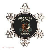 Protest Foxtrot Delta Tango Bear Resist Anti Women Ornament thumb 0