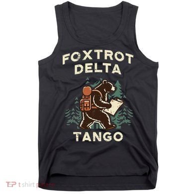 Protest Foxtrot Delta Tango Bear Resist Anti Women Tank Top