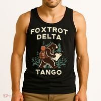 Protest Foxtrot Delta Tango Bear Resist Anti Women Tank Top thumb 3
