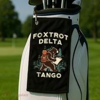 Protest Foxtrot Delta Tango Bear Resist Anti Women Golf Towel thumb 2