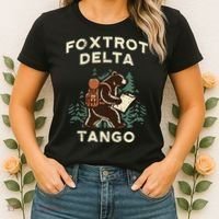 Protest Foxtrot Delta Tango Bear Resist Anti Women Women's T-Shirt thumb 2