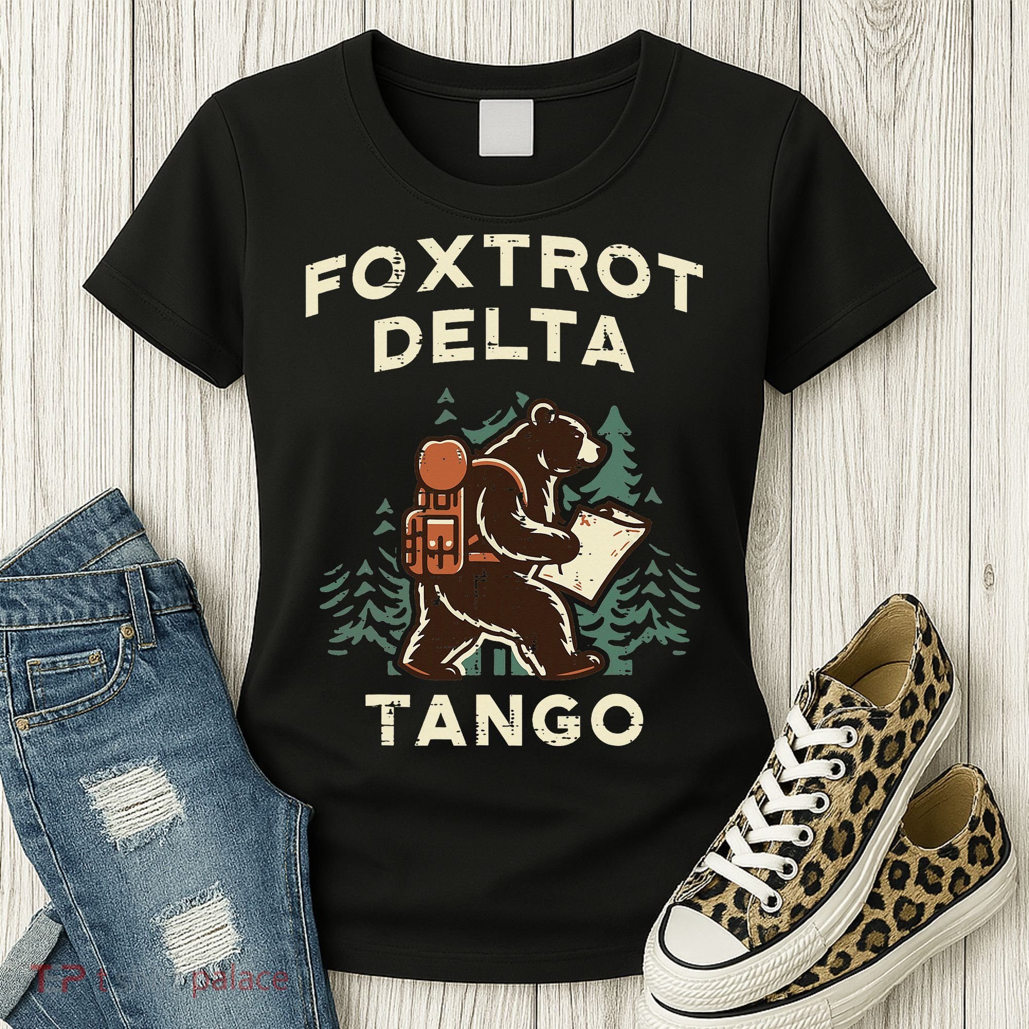 Protest Foxtrot Delta Tango Bear Resist Anti Women Women's T-Shirt