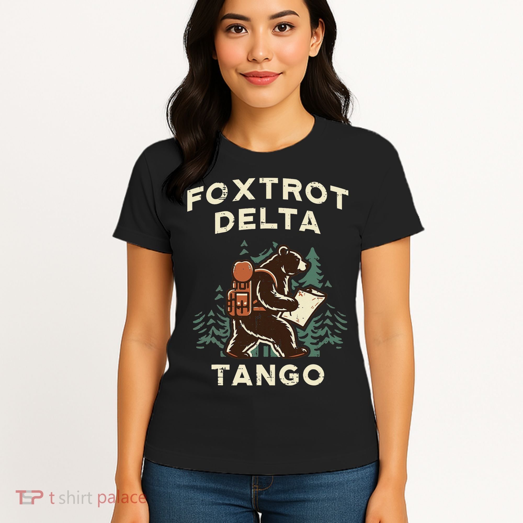 Protest Foxtrot Delta Tango Bear Resist Anti Women Women's T-Shirt