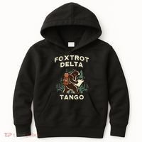 Protest Foxtrot Delta Tango Bear Resist Anti Women Kids Hoodie thumb 0