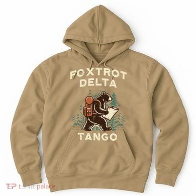 Protest Foxtrot Delta Tango Bear Resist Anti Women Hoodie