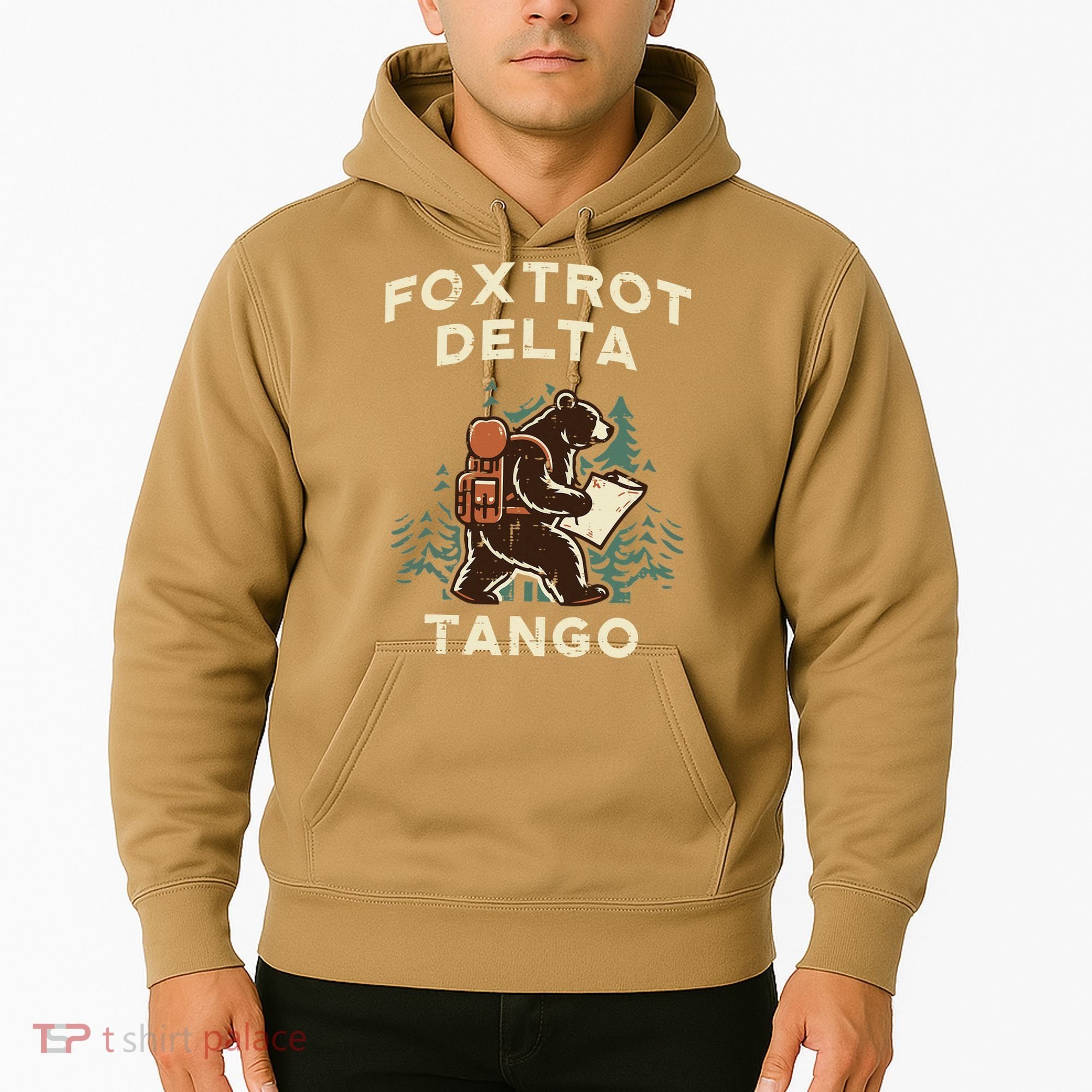 Protest Foxtrot Delta Tango Bear Resist Anti Women Hoodie