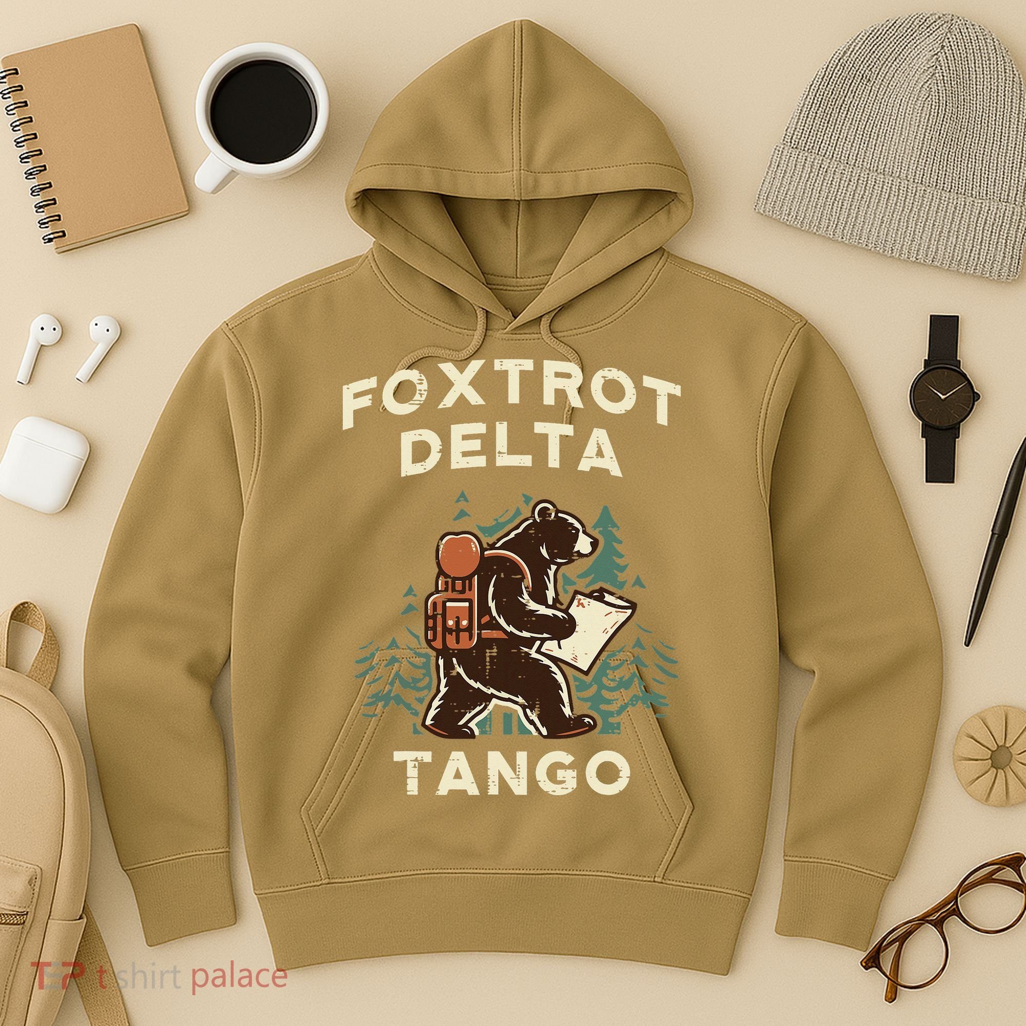 Protest Foxtrot Delta Tango Bear Resist Anti Women Hoodie