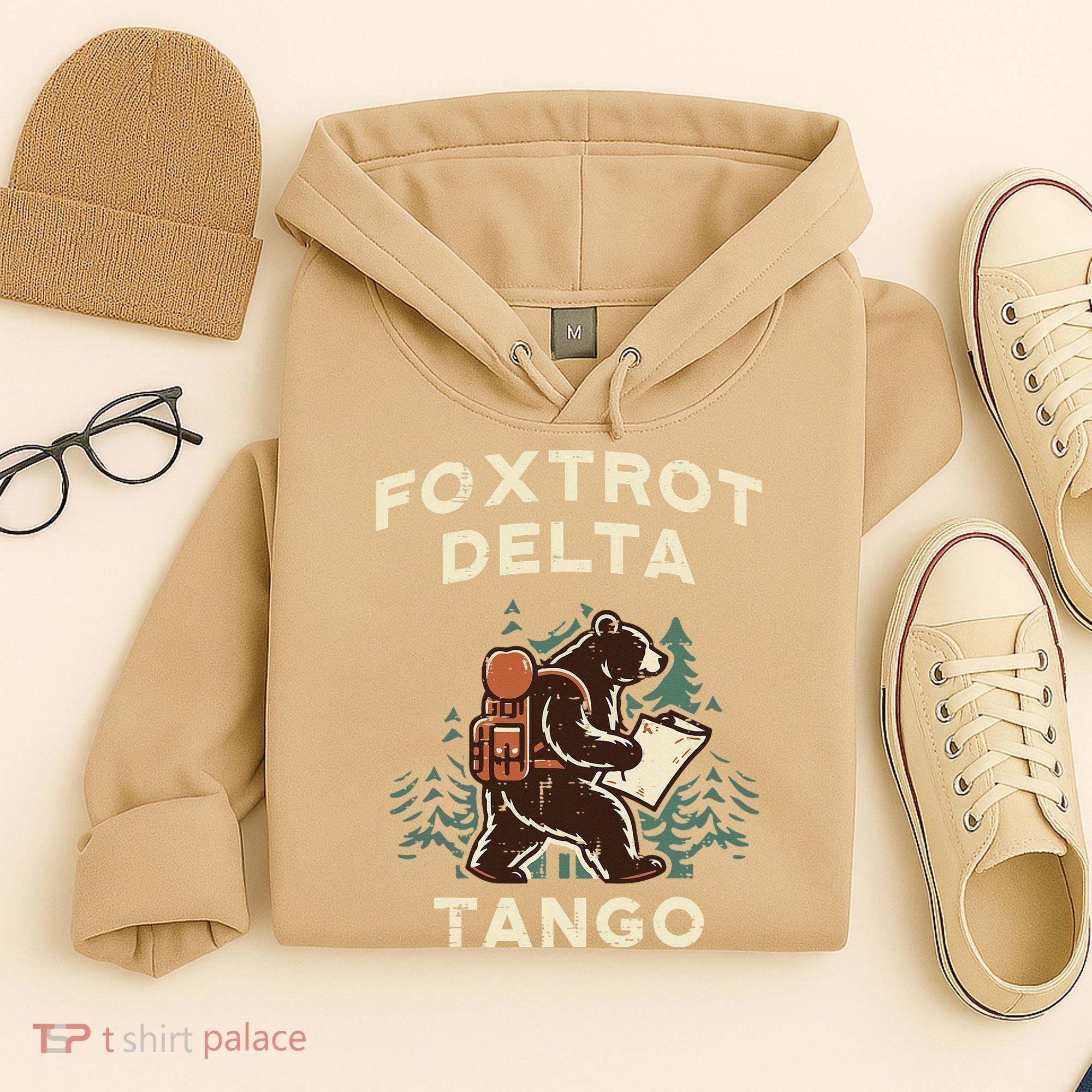 Protest Foxtrot Delta Tango Bear Resist Anti Women Hoodie