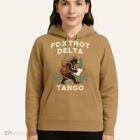 Protest Foxtrot Delta Tango Bear Resist Anti Women Hoodie thumb 5