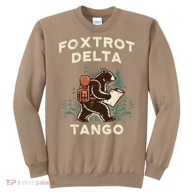 Protest Foxtrot Delta Tango Bear Resist Anti Women Sweatshirt