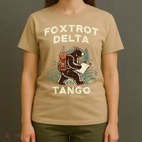 Protest Foxtrot Delta Tango Bear Resist Anti Women T-Shirt thumb 4