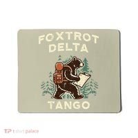 Protest Foxtrot Delta Tango Bear Resist Anti Women Mousepad thumb 0