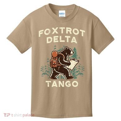 Protest Foxtrot Delta Tango Bear Resist Anti Women Kids T-Shirt