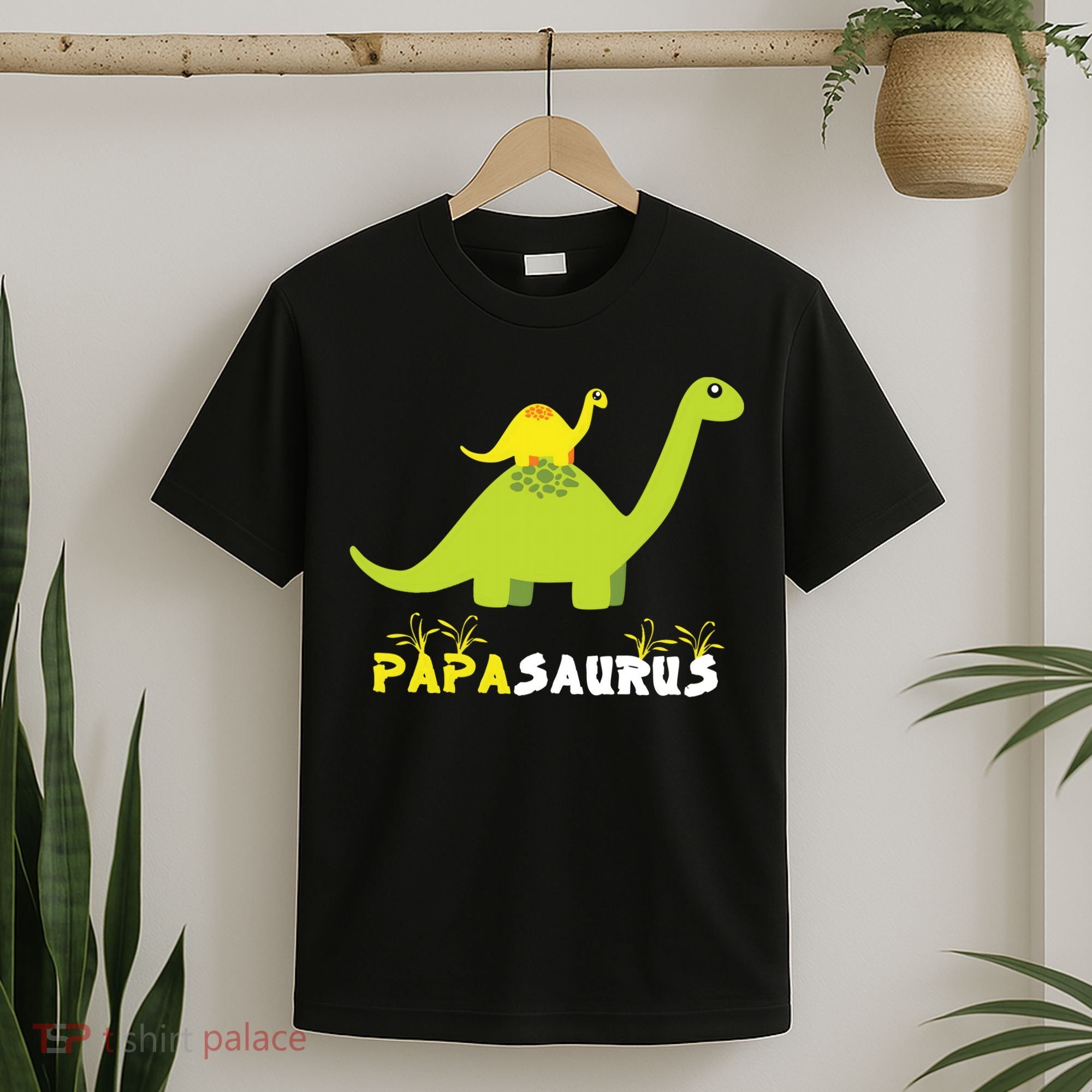 Papasaurus Funny Dinosaur Dad Papa Saurus Father's Day T-Shirt