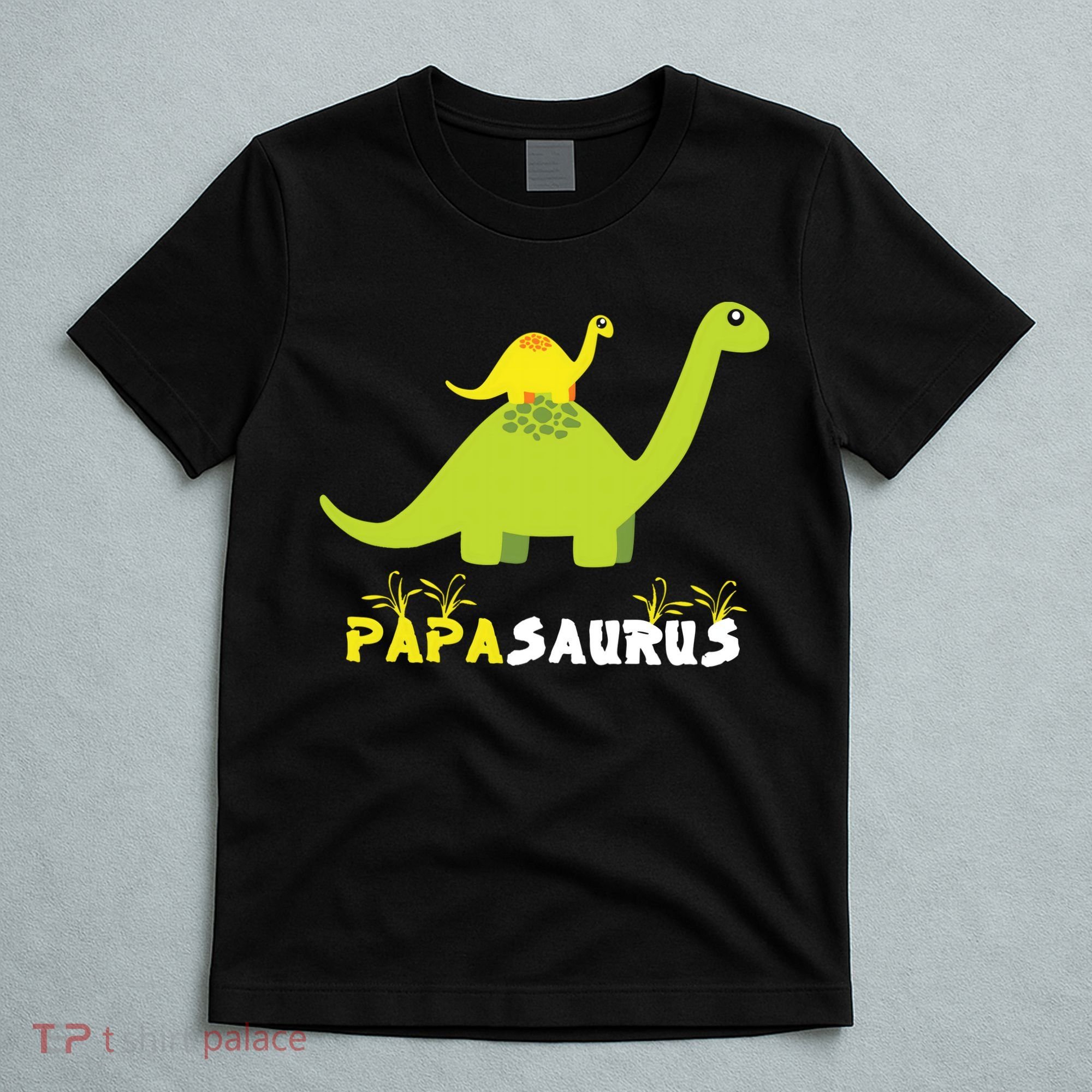Papasaurus Funny Dinosaur Dad Papa Saurus Father's Day T-Shirt