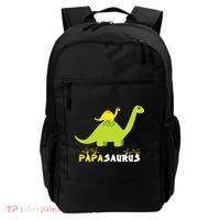 Papasaurus Funny Dinosaur Dad Papa Saurus Father's Day Backpack thumb 0
