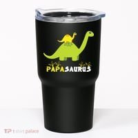 Papasaurus Funny Dinosaur Dad Papa Saurus Father's Day Tumbler thumb 0