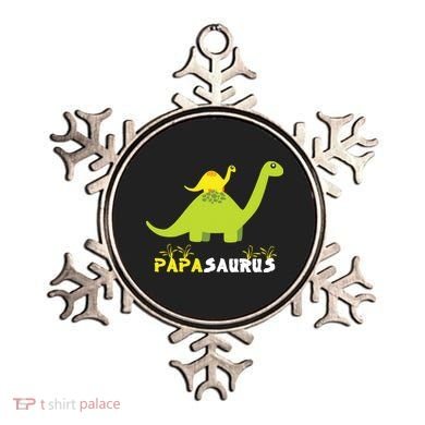 Papasaurus Funny Dinosaur Dad Papa Saurus Father's Day Ornament
