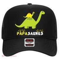 Papasaurus Funny Dinosaur Dad Papa Saurus Father's Day Hat thumb 0