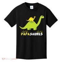 Papasaurus Funny Dinosaur Dad Papa Saurus Father's Day Kids T-Shirt thumb 0
