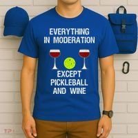 Pickleball Funny Dinking Problem Vintage T-Shirt thumb 6