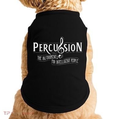 Percussion Funny Drummer Gifts Drummers Doggie Tank