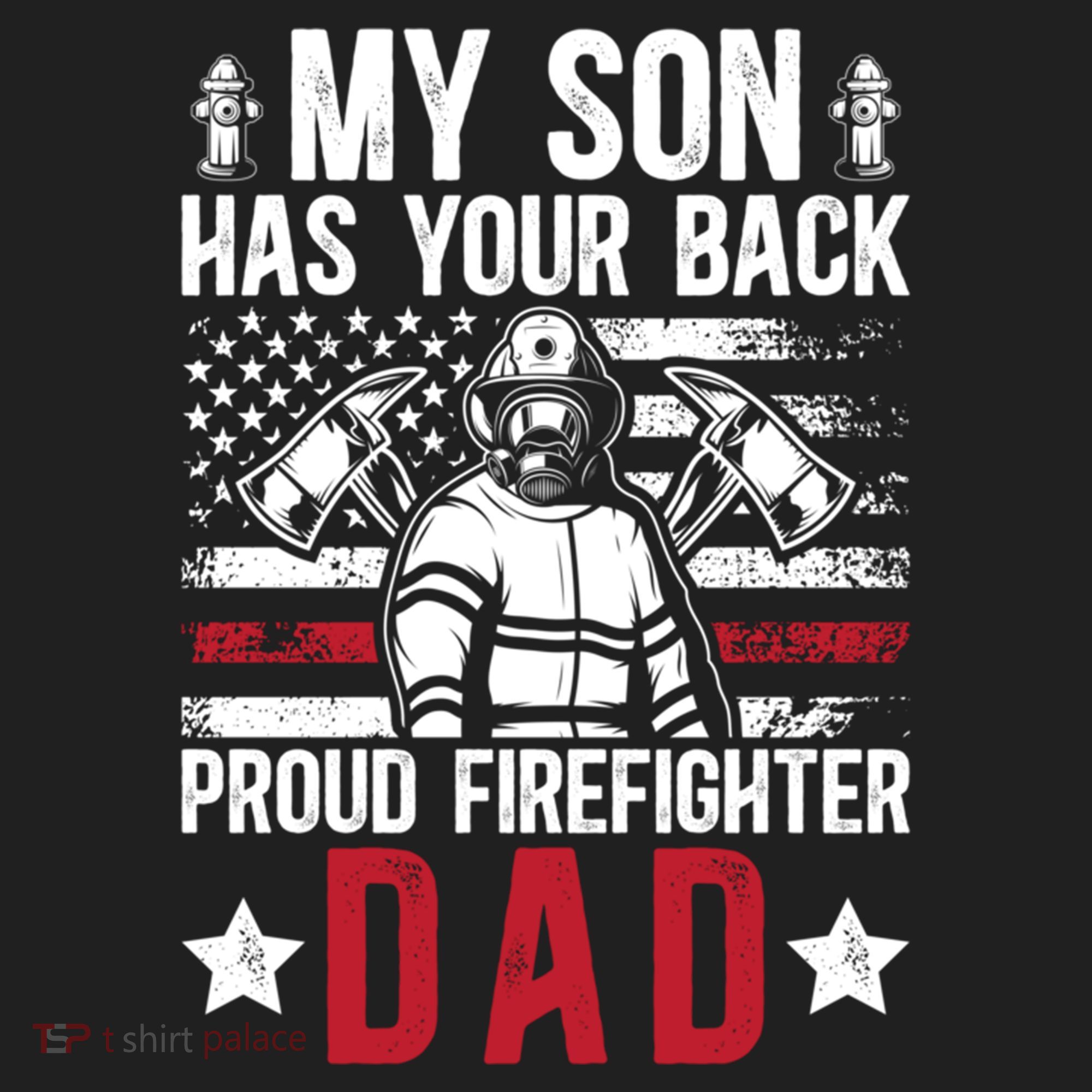 Proud Firefighter Dad Of A Firefighter Father Fire Dad Meaningful Gift Beanie