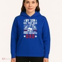 Proud Firefighter Dad Of A Firefighter Father Fire Dad Meaningful Gift Hoodie thumb 5