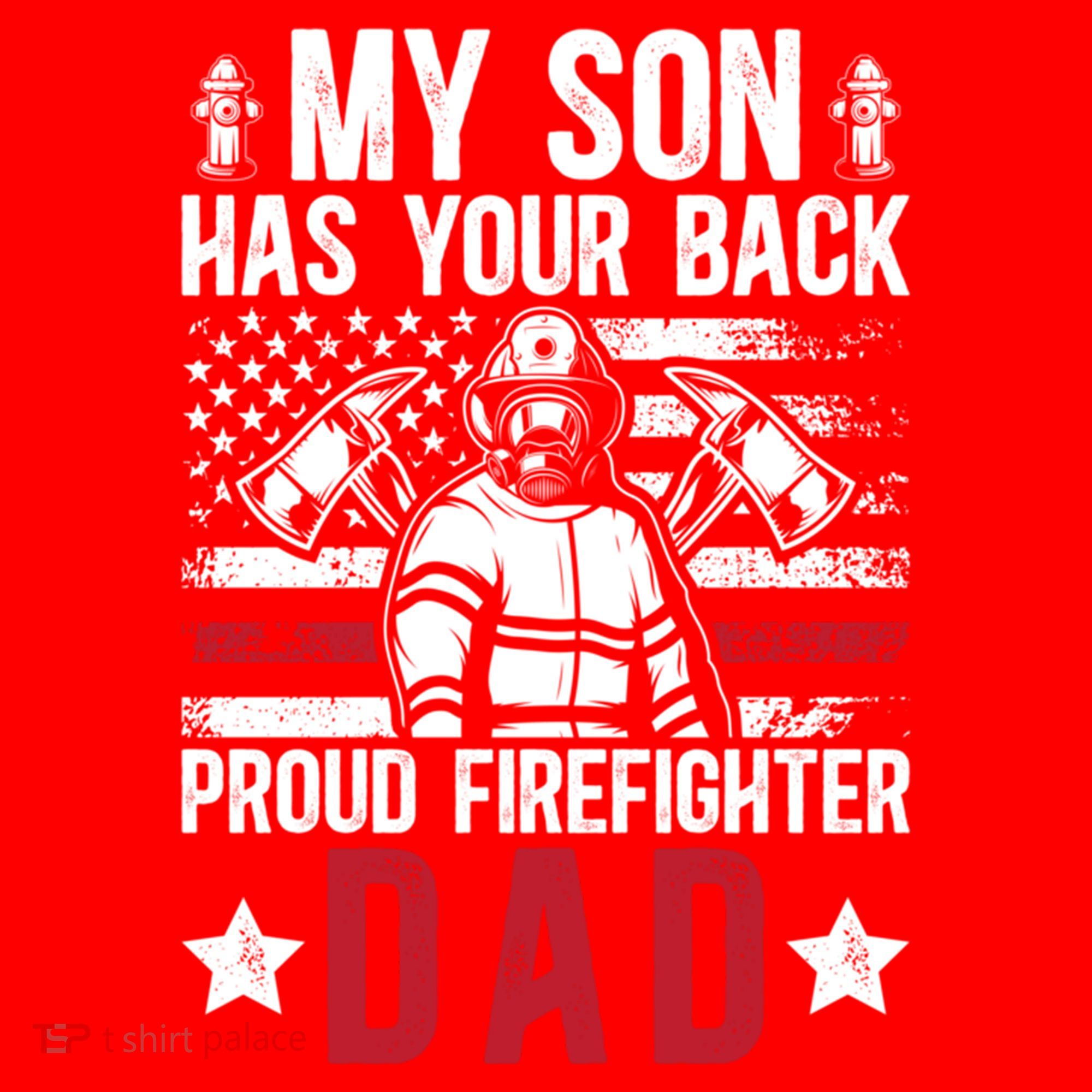 Proud Firefighter Dad Of A Firefighter Father Fire Dad Meaningful Gift Santa Hat