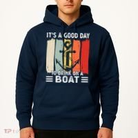Pontoon Funny Drinking ItS A Good Day To Drink On A Boat Hoodie thumb 2