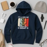 Pontoon Funny Drinking ItS A Good Day To Drink On A Boat Hoodie thumb 3