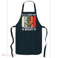 Pontoon Funny Drinking ItS A Good Day To Drink On A Boat Apron thumb 0