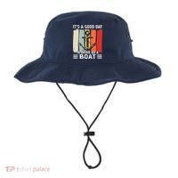 Pontoon Funny Drinking ItS A Good Day To Drink On A Boat Bucket Hat thumb 0