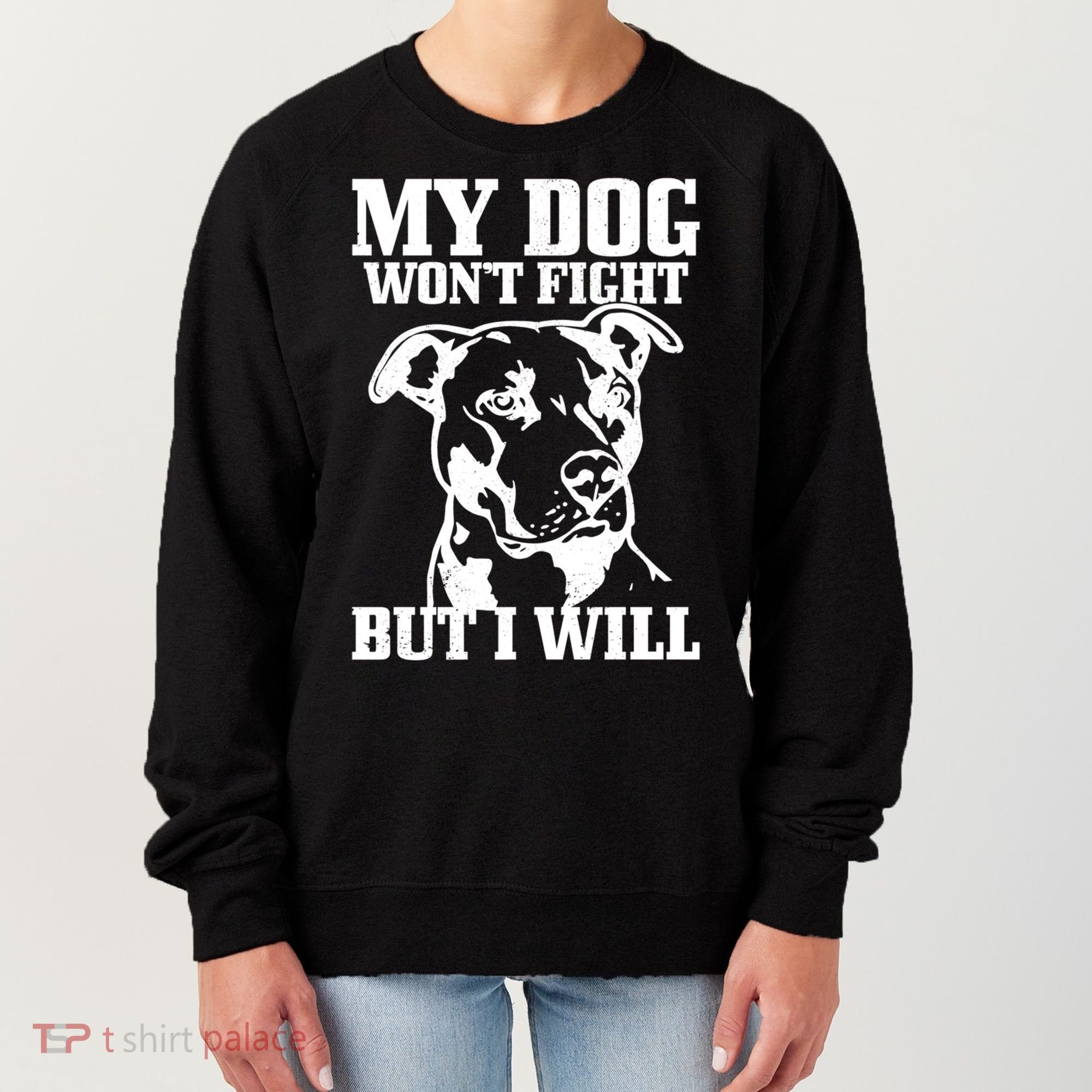 Pitbull Funny Dog Pitbull Mom Pitbull Dad Cute Gift Women's Sweatshirt