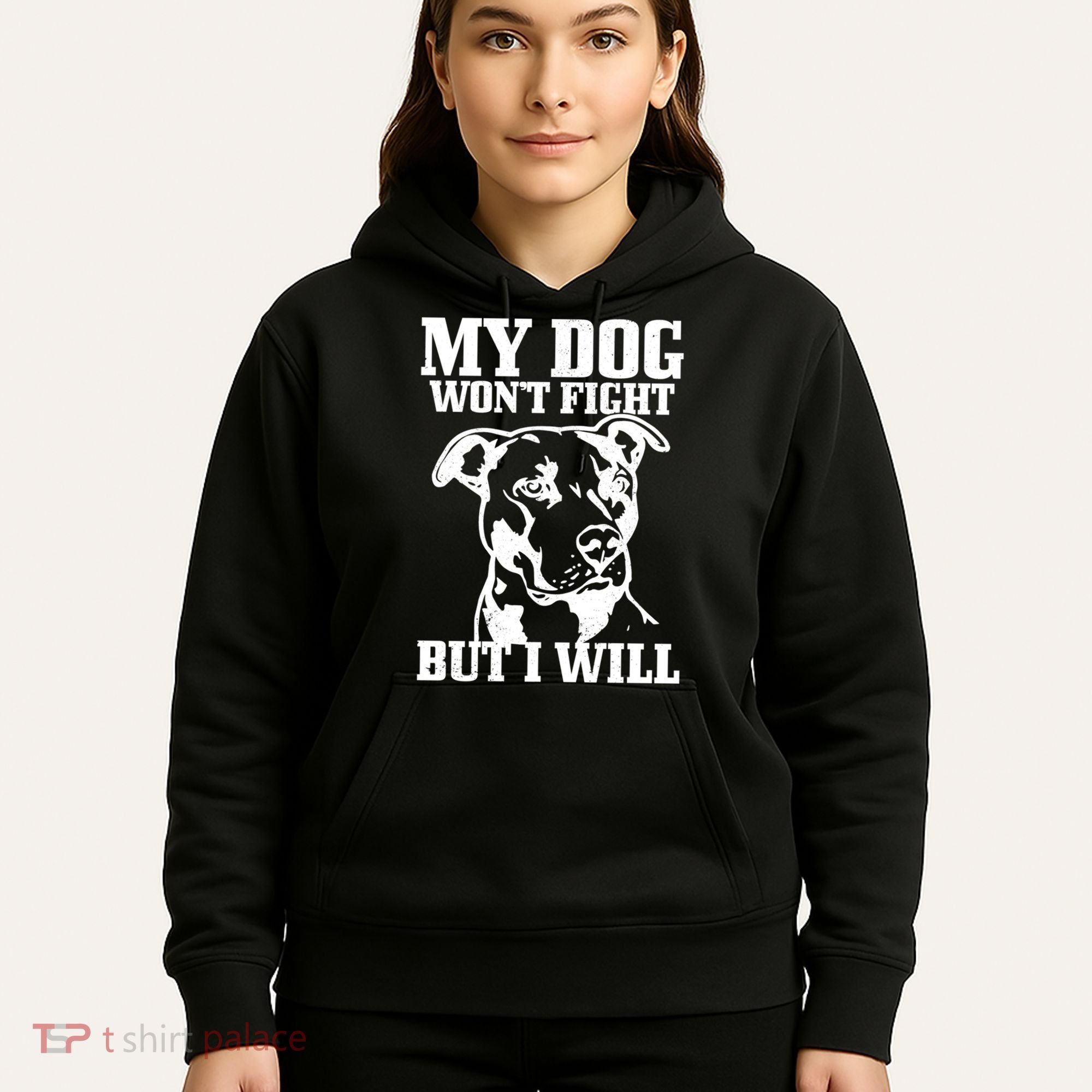 Pitbull Funny Dog Pitbull Mom Pitbull Dad Cute Gift Hoodie