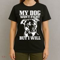 Pitbull Funny Dog Pitbull Mom Pitbull Dad Cute Gift T-Shirt thumb 4