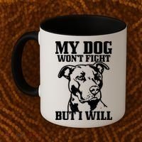 Pitbull Funny Dog Pitbull Mom Pitbull Dad Cute Gift Coffee Mug thumb 2