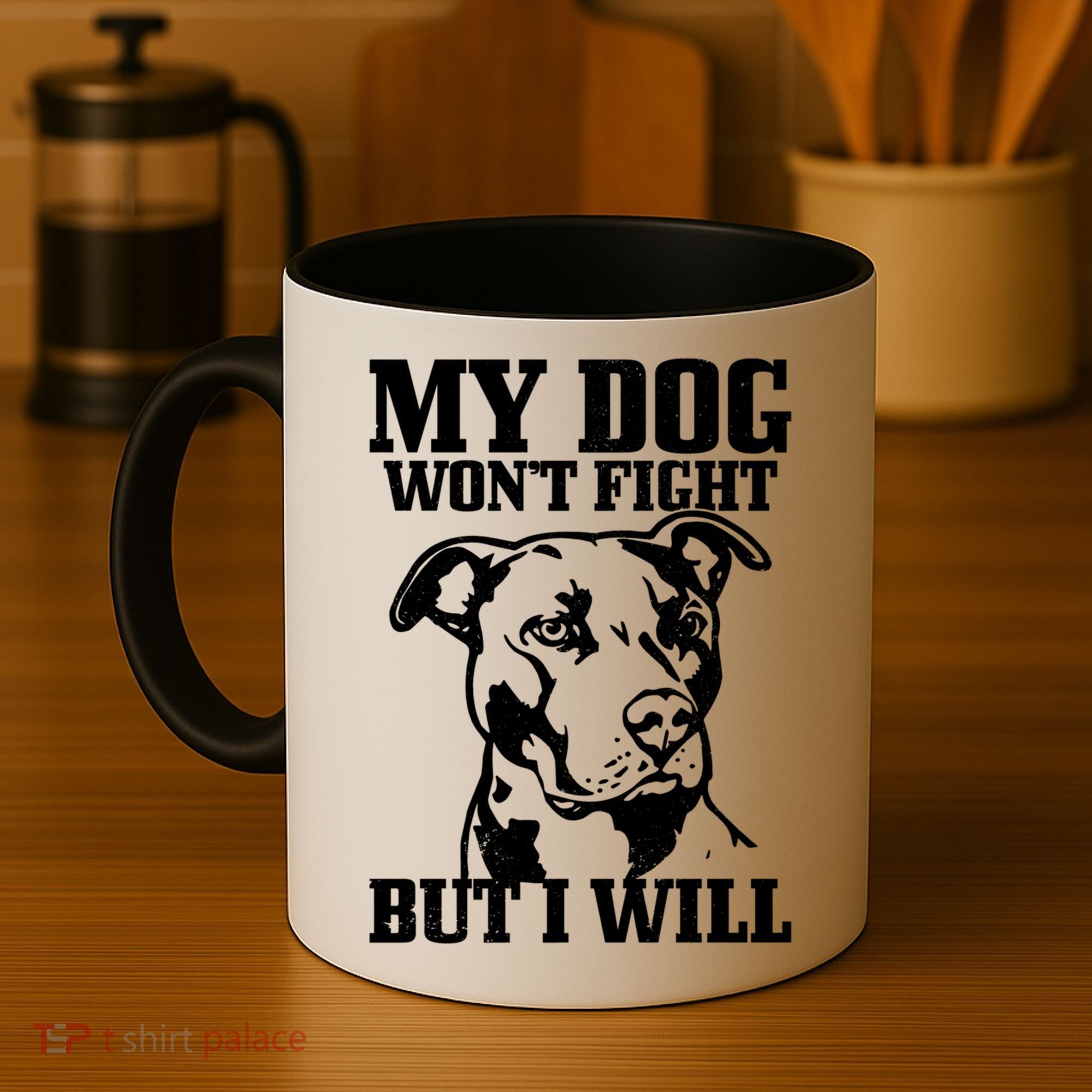 Pitbull Funny Dog Pitbull Mom Pitbull Dad Cute Gift Coffee Mug