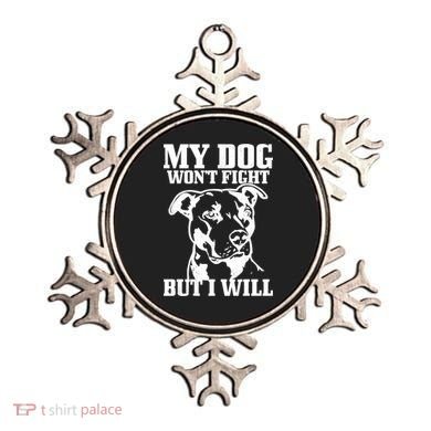 Pitbull Funny Dog Pitbull Mom Pitbull Dad Cute Gift Ornament
