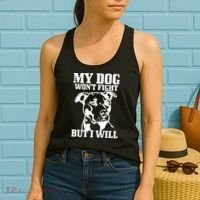 Pitbull Funny Dog Pitbull Mom Pitbull Dad Cute Gift Women's Tank Top thumb 2