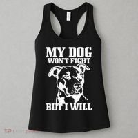 Pitbull Funny Dog Pitbull Mom Pitbull Dad Cute Gift Women's Tank Top thumb 3