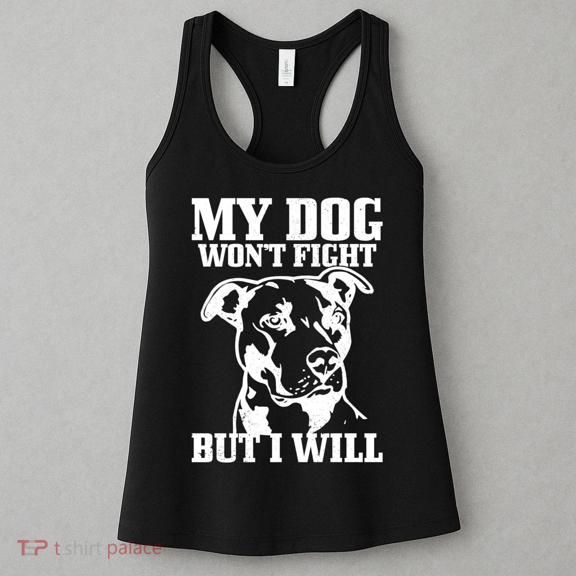 Pitbull Funny Dog Pitbull Mom Pitbull Dad Cute Gift Women's Tank Top