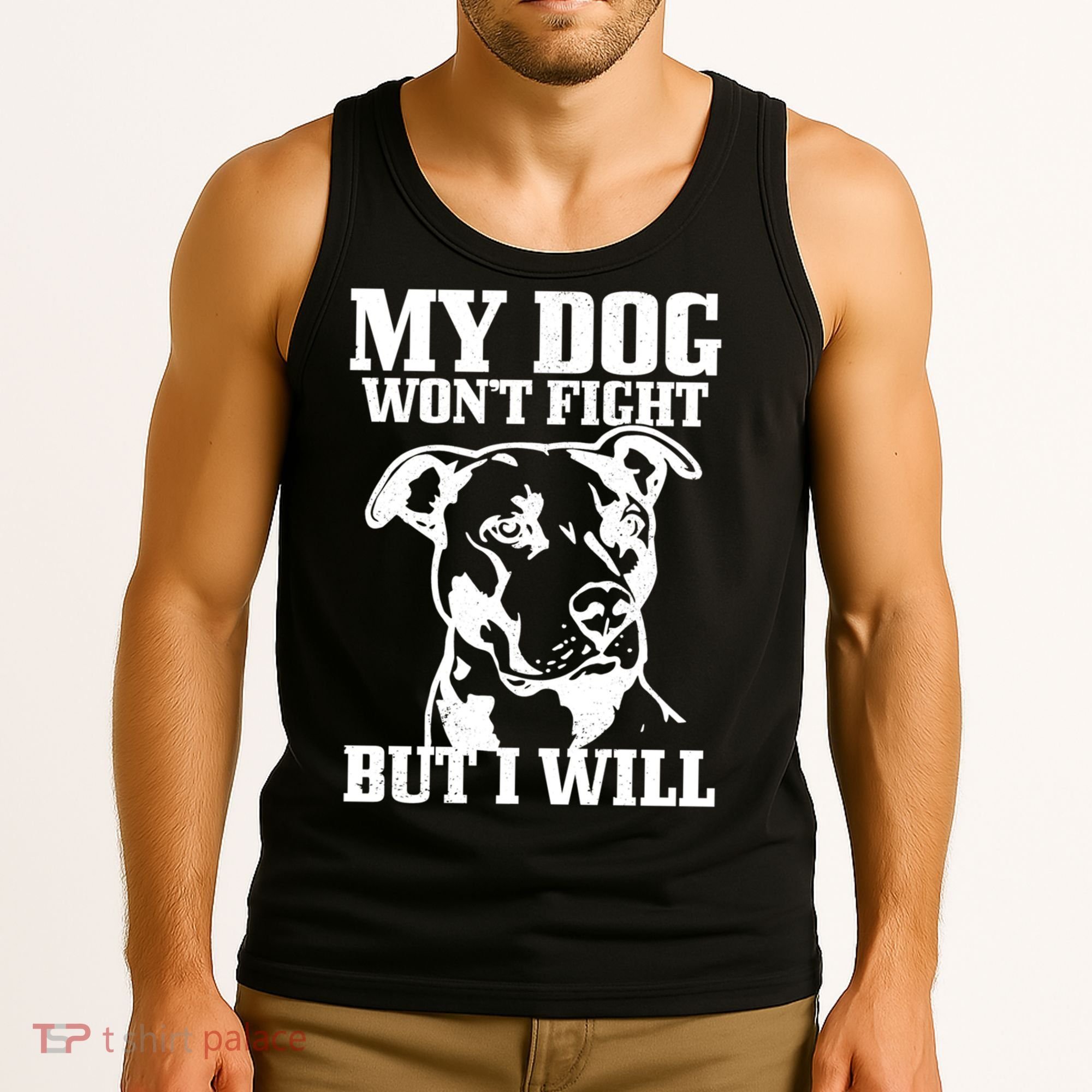 Pitbull Funny Dog Pitbull Mom Pitbull Dad Cute Gift Tank Top