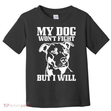 Pitbull Funny Dog Pitbull Mom Pitbull Dad Cute Gift Toddler T-Shirt