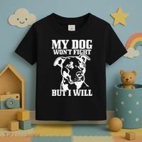 Pitbull Funny Dog Pitbull Mom Pitbull Dad Cute Gift Toddler T-Shirt thumb 3