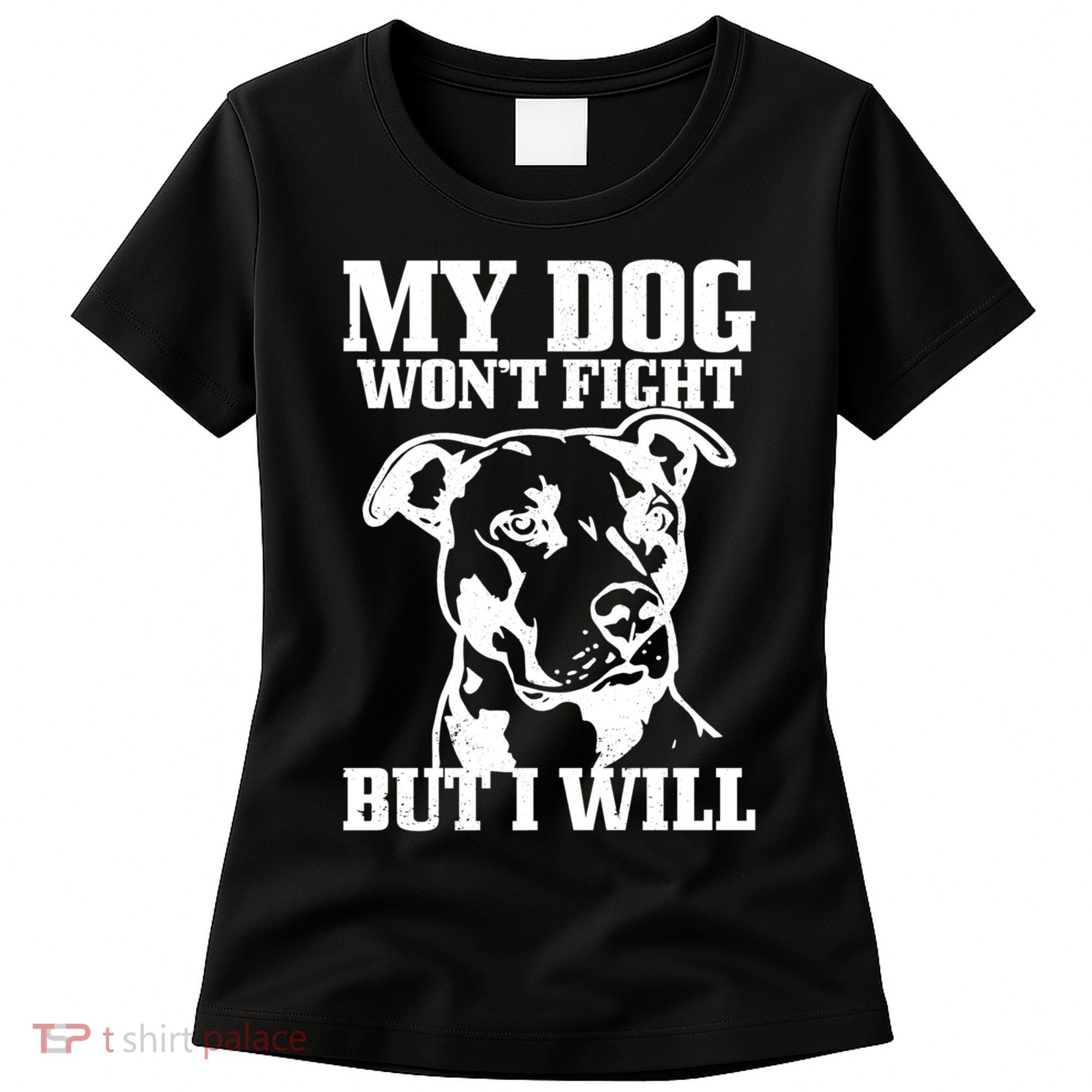 Pitbull Funny Dog Pitbull Mom Pitbull Dad Cute Gift Women's T-Shirt